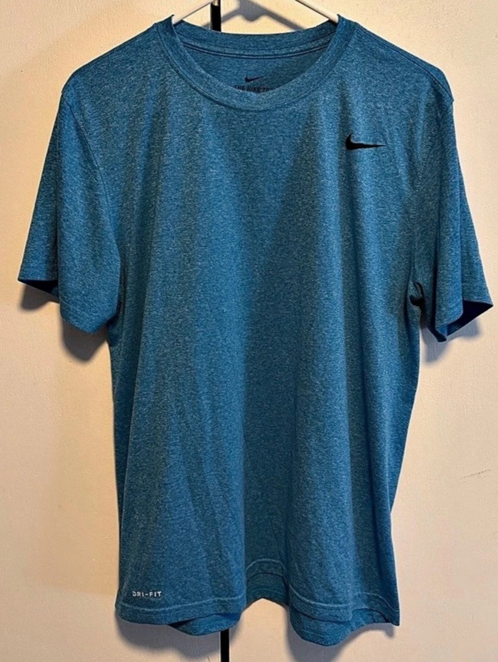 Nike The Nike Tee Dri-FIT Blue Heathered T-Shirt Dri-FIT Short Sleeve Tee G26